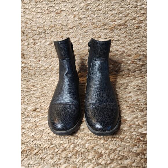 VERY VOLATILE Women's 7 Black Western Ankle Biker Boots Zip-Up - Picture 3 of 10